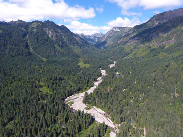 Gold Creek Valley Looking North